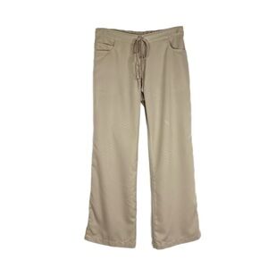 Grey’s Anatomy by Barco New Khaki Elastic Back Waist Flared Scrub Pants